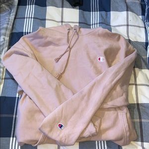 Rose gold champion hoodie